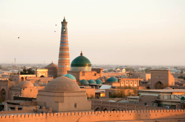 istock Islam Khodja Mosque during beautiful golden sunset 1154839163