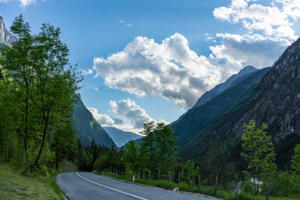 istock Street through the Soca Valley in Slovenia 1154839295