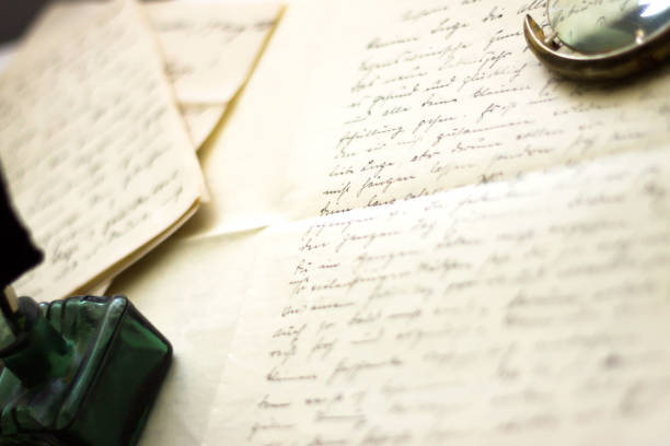 istock Vintage background. Old letter. 1154839415