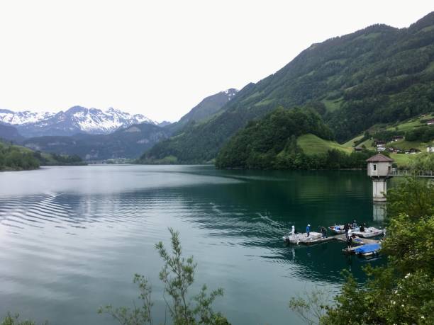 istock Lungern lake peaceful relaxing view 1154840897