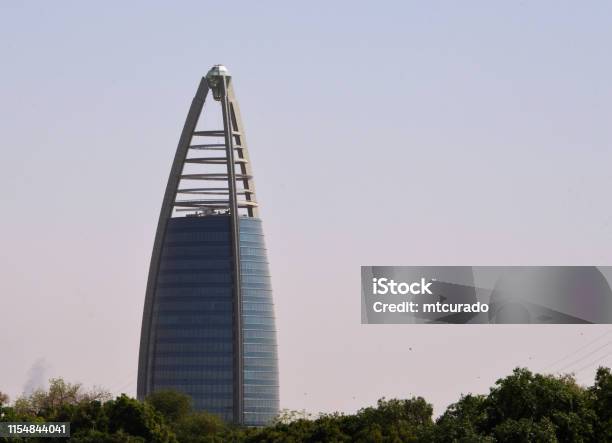 Gnpoc Headquarters Tower Greater Nile Petroleum Operating Company Khartoum Sudan Stock Photo - Download Image Now