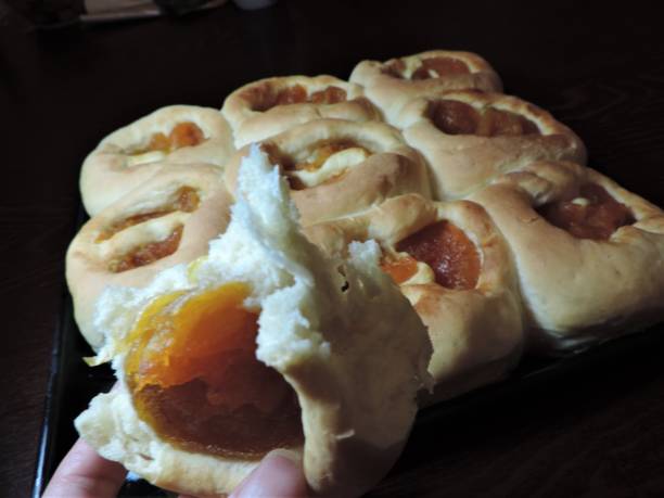 istock Delicious Apricot Buns 1154844186