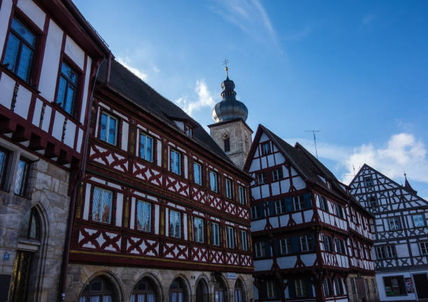 istock Half timbered house in Forchheim Bavaria Germany 1154845205