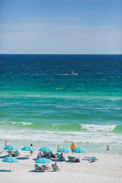 istock Tourists on the Emerald Coast 1154845601