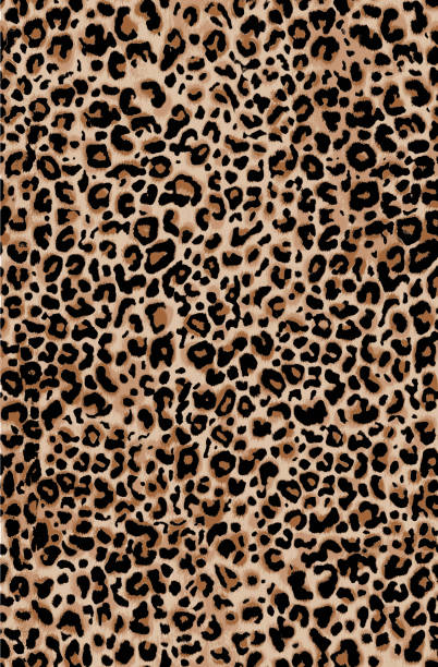 Seamless leopard pattern texture background Seamless leopard pattern texture background leopard print stock pictures, royalty-free photos & images