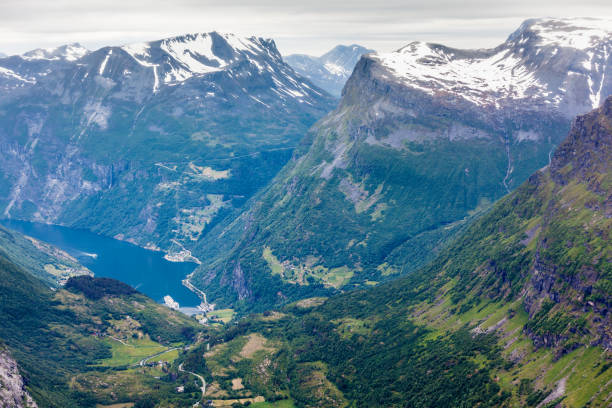 istock View on Geirangerfjord from Dalsnibba viewpoint in Norway 1154855674