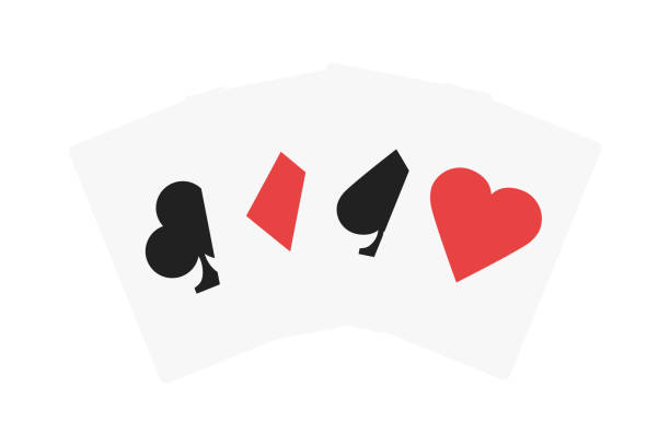 karty do gry. znak gry w pokera. symbol kasyna lub klubu pokerowego. - jack of hearts jack cards heart shape stock illustrations