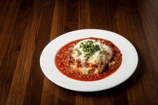 istock Italian restaurant food lasagna 1154864270