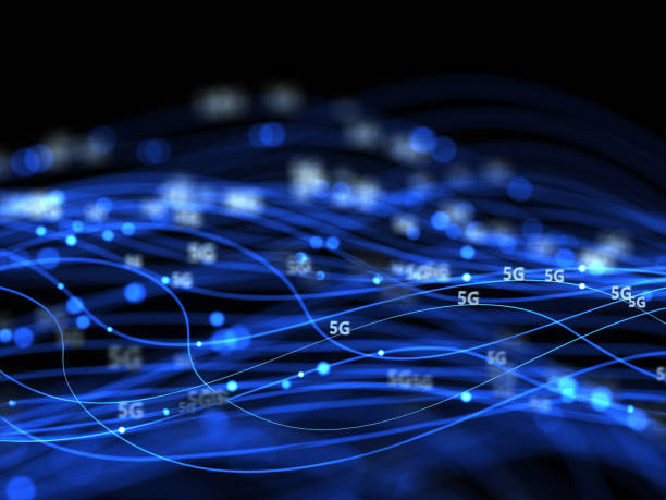 5g 技術 - mobile phone bluetooth communication abstract ストックフォトと画像