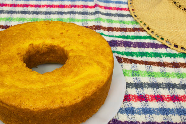 istock Cake corn. Tradicional dessert of Junina party. 1154877333