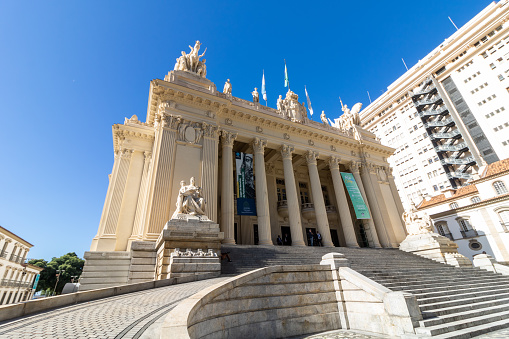 Rio de Janeiro, Brazil - June 7, 2019: Tiradentes Palace - Legislative Assembly of Rio de Janeiro State (Alerj) - Rio de Janeiro, Brazil