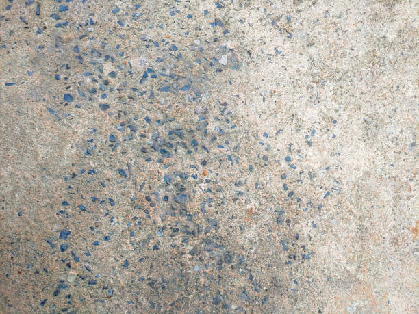 istock Concrete floor that has been used for a long time until deteriorated 1154884583