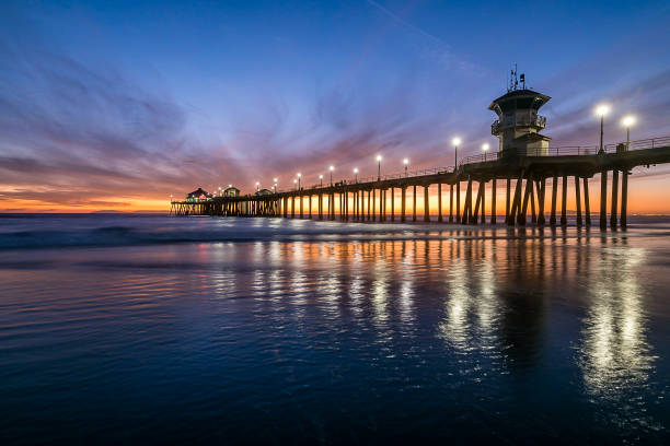 istock Huntington Beach Pier at Sunset 1154886569