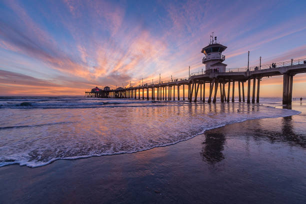 istock Huntington Beach Pier at Sunset 1154886571