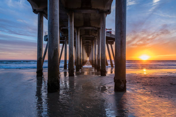 istock Huntington Beach Pier at Sunset 1154886575