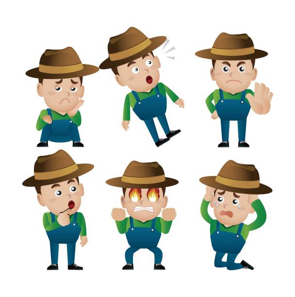 Confused Rancher 140+ Confused Farmer Stock Illustrations, Royalty-Free Vector Graphics ...