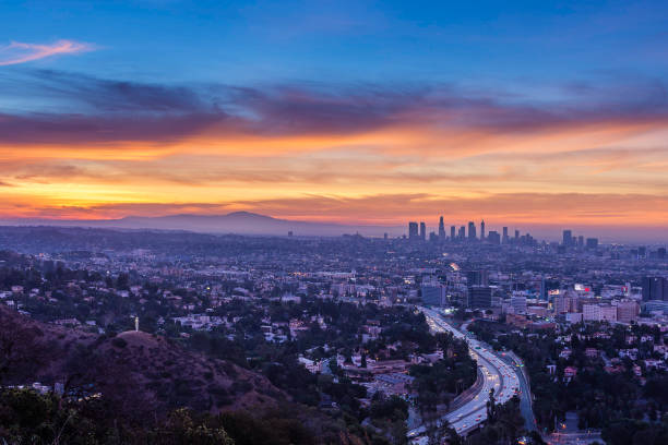 istock Sunrise over Los Angeles 1154886620