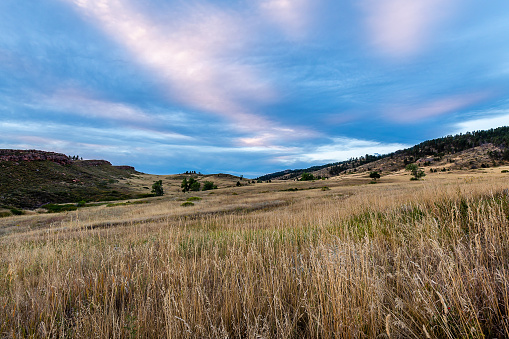 Hiking along Horsetooth Reservoir in Fort Collins, Colorado