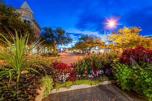 A look at Old Town in Fort Collins, Colorado.