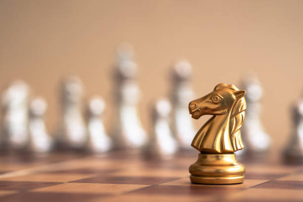 istock Chess board game, business competitive concept, copy space 1154900124
