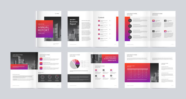 template layout design with cover page for company profile ,annual report , brochures, flyers, presentations, leaflet, magazine,book . and vector a4 size for editable. This file EPS 10 format. This illustration
contains a transparency and gradient. sales pitch illustrations stock illustrations