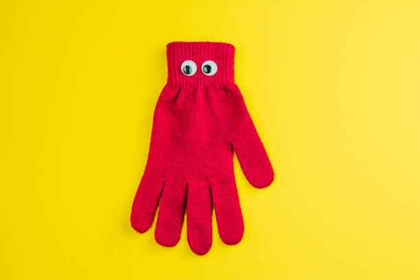 rainbow colored gloves