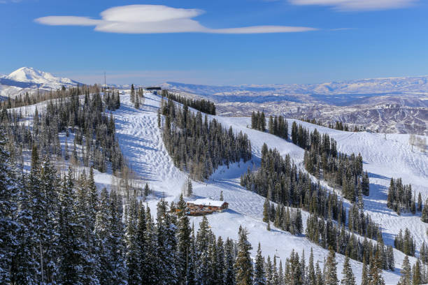 istock Aspen, Colorado Mountain ski resort from Ajax 1154904915