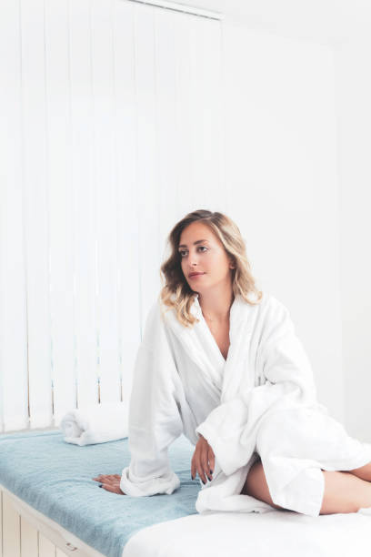 istock Woman in spa center 1154909976