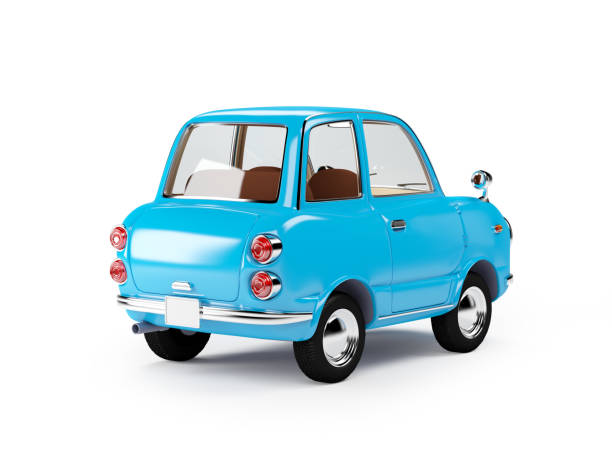 istock retro car 1960 cartoon back 1154910053