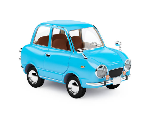 istock retro car 1960 cartoon 1154910062