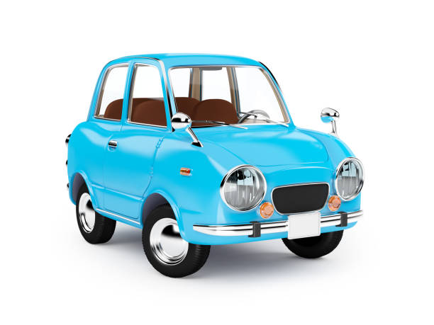 istock retro car 1960 cartoon 1154910068