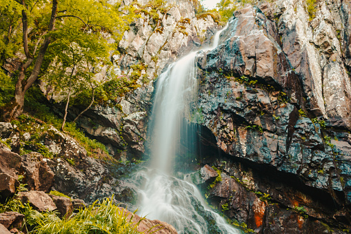 boyana waterfall in vitosha mountain sofia bulgaria