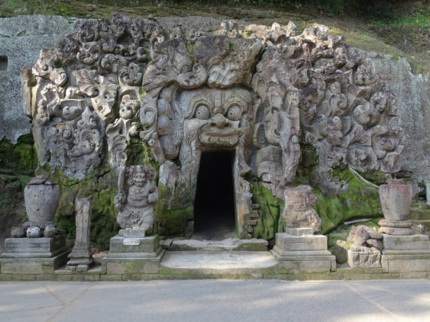 istock Goa Gajah entrance door 1154913471