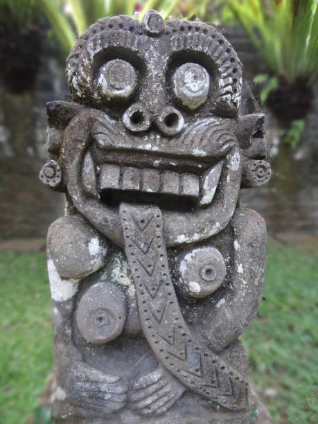 istock Funny Balinese stone figure 1154913650