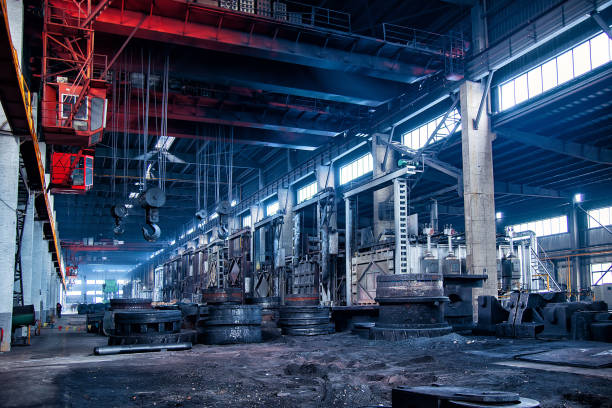 istock Workshop Scene of Forging Enterprise 1154930067