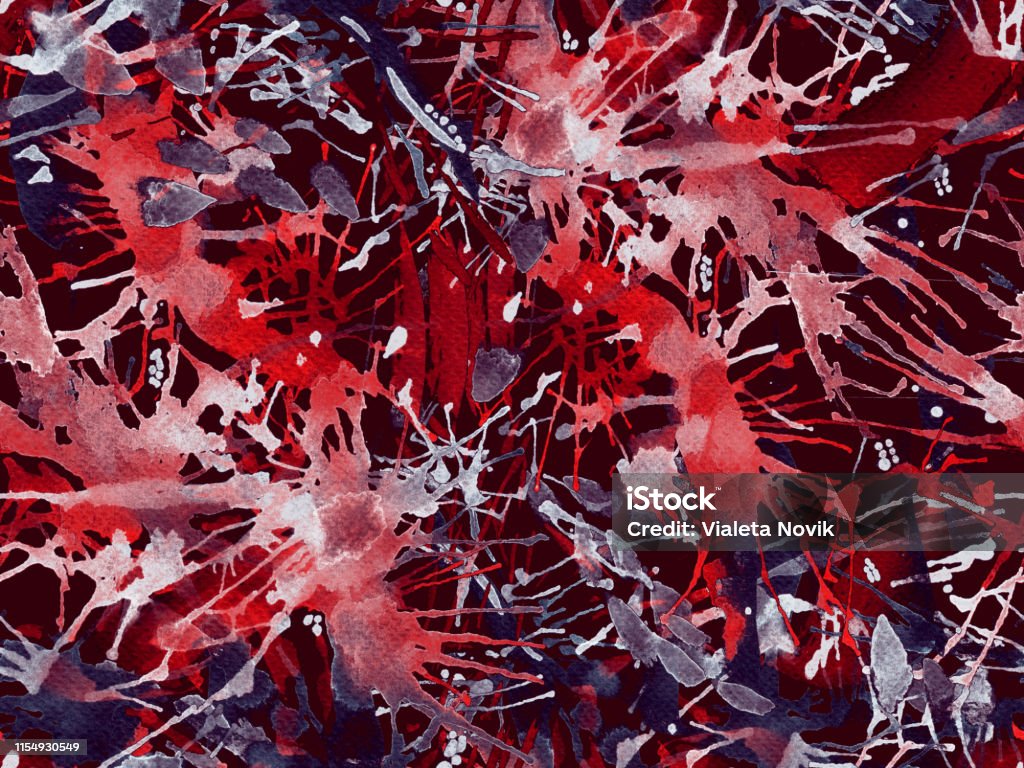 Red Pattern Liquid Liquid Seamless Pattern Stock Illustration - Download Image Now ...