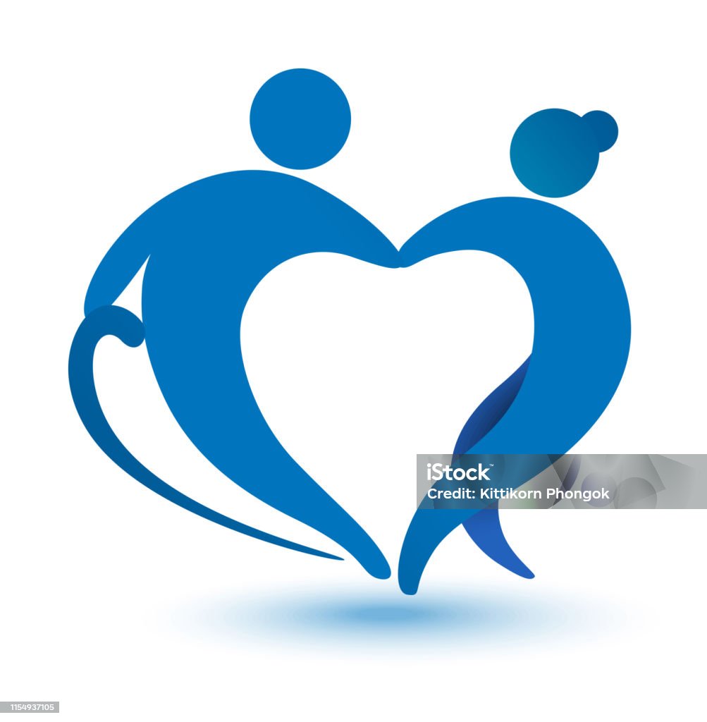 Logo Hình Trái Tim Chăm Sóc Sức Khỏe Người Cao Tuổi Biển Hiệu Viện ...