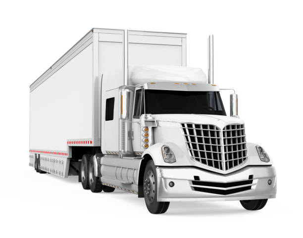istock White Trailer Truck Isolated 1154939580