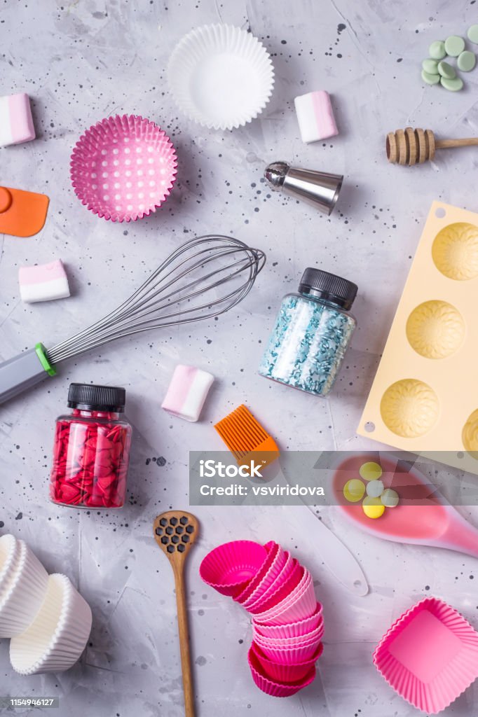 Kitchenware And Tools For The Professional Pastry Chef Stock Photo -  Download Image Now - iStock