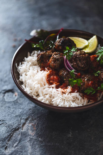 Indian Meatball and curry sauce