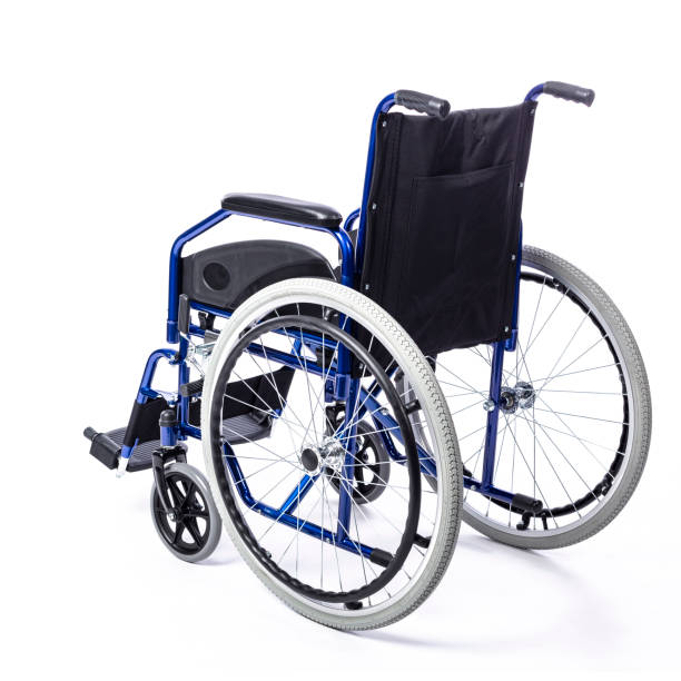 istock wheelchair for the disabled on a white background 1154949331