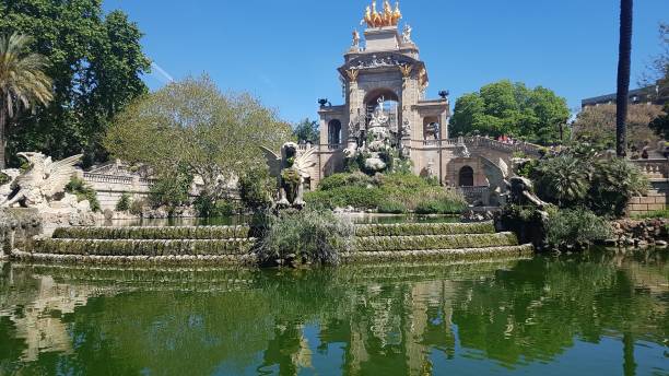 istock fountain in Barcelona public park 1154949497