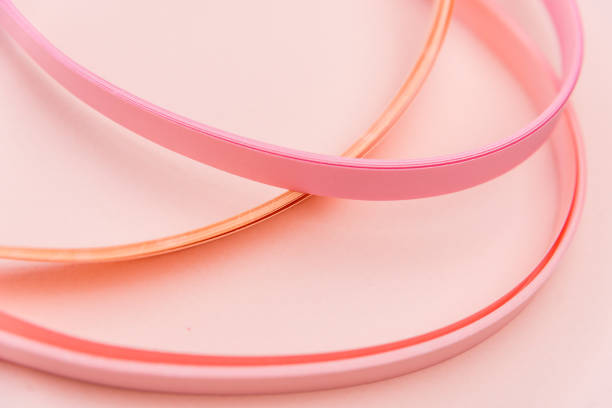 istock Paper strips in rainbow colors as a colorful backdrop 1154950236