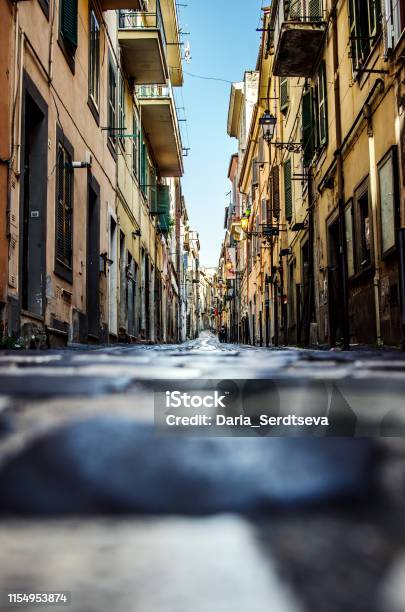 One Of The Streets In Frascati Rome Italy Stock Photo - Download Image Now - Castel Gandolfo, Hill, Rome - Italy