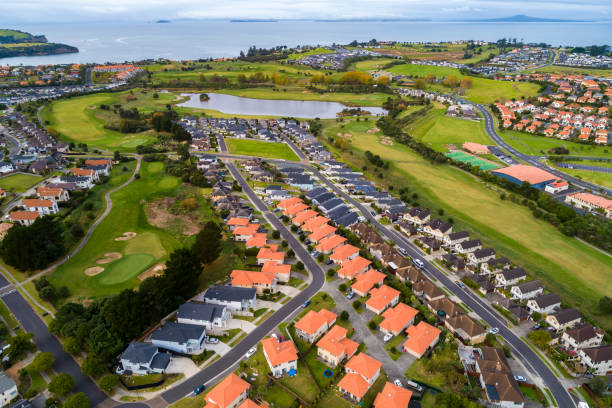 istock Gulf Harbour Aerial View 1154955154