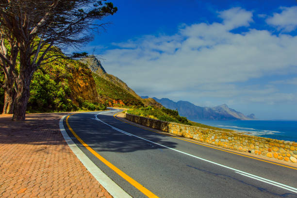 istock Magnificent highway along the coastline 1154958862