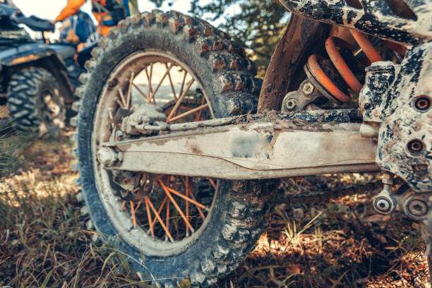 istock Motocross Bike - Details 1154959502