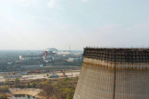 istock Chernobyl nuclear power plant, Ukrine. Aerial view 1154960430