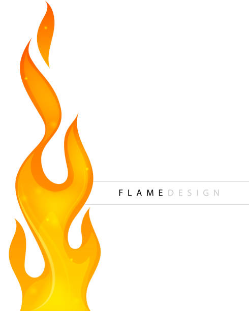 flame design flame design element background copy space flame patterns stock illustrations