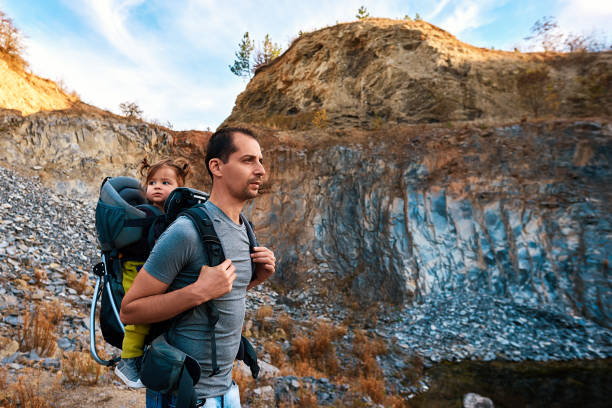 istock hiking with his little girl 1154966802